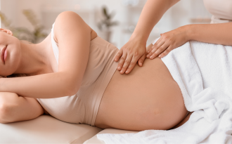 1 massage prénatal "maman zen" - 45min