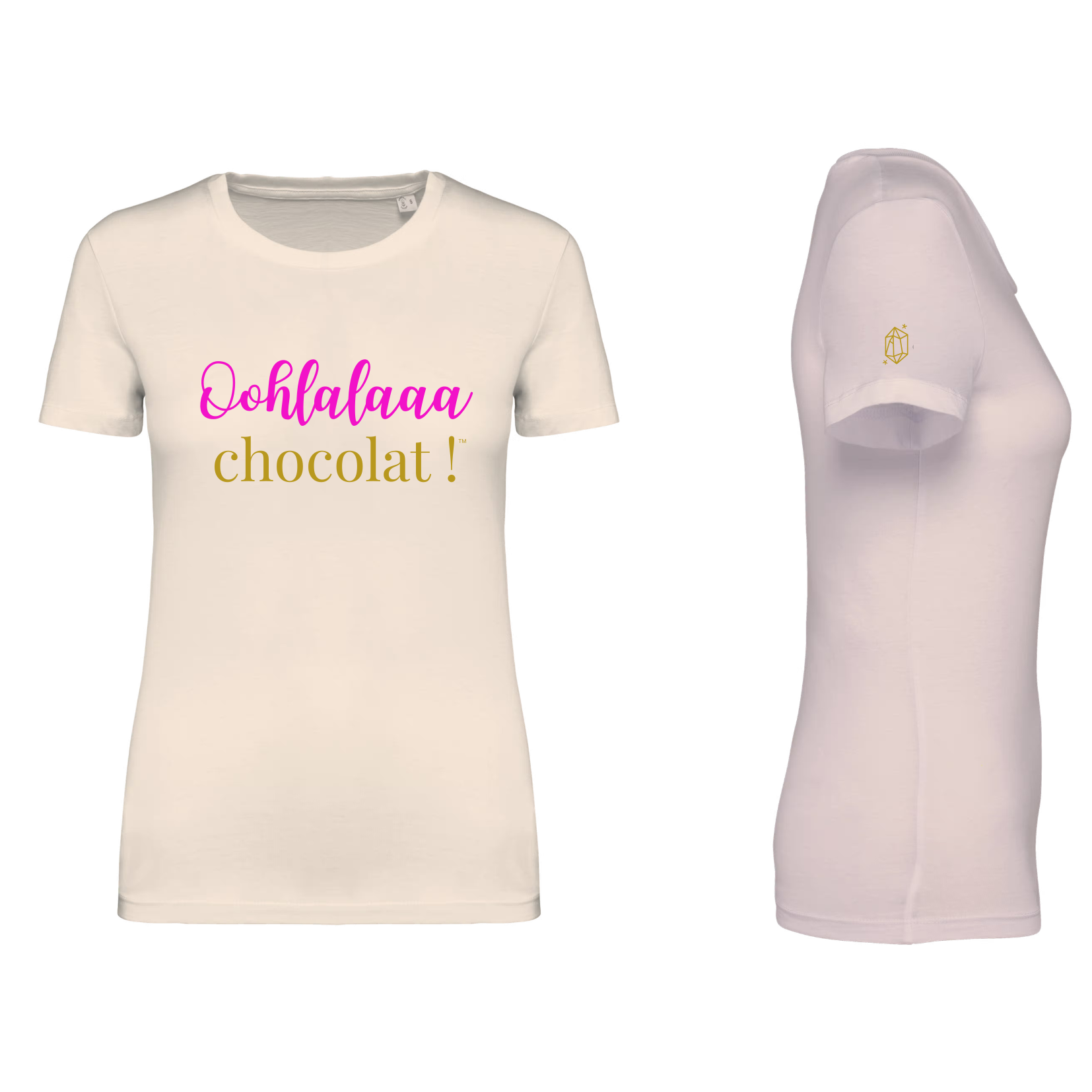 T-shirt « Oohlalaaa chocolat®» Femme